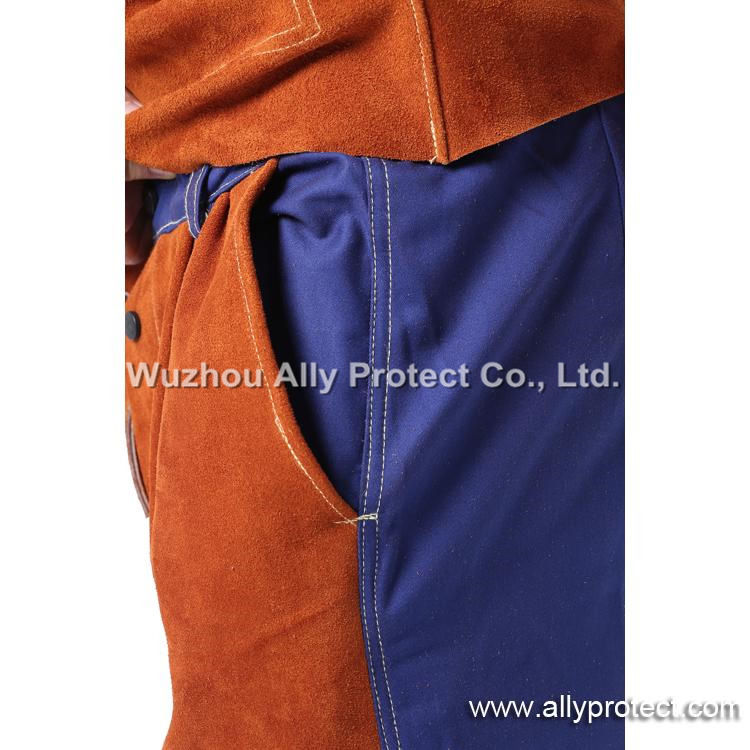 AP-6062 Coffee Leather&Blue FR Pants