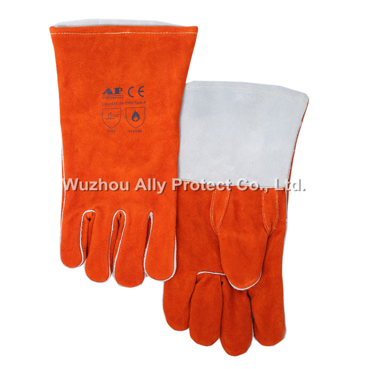 AP-0328 Russet Leather Welding Gloves