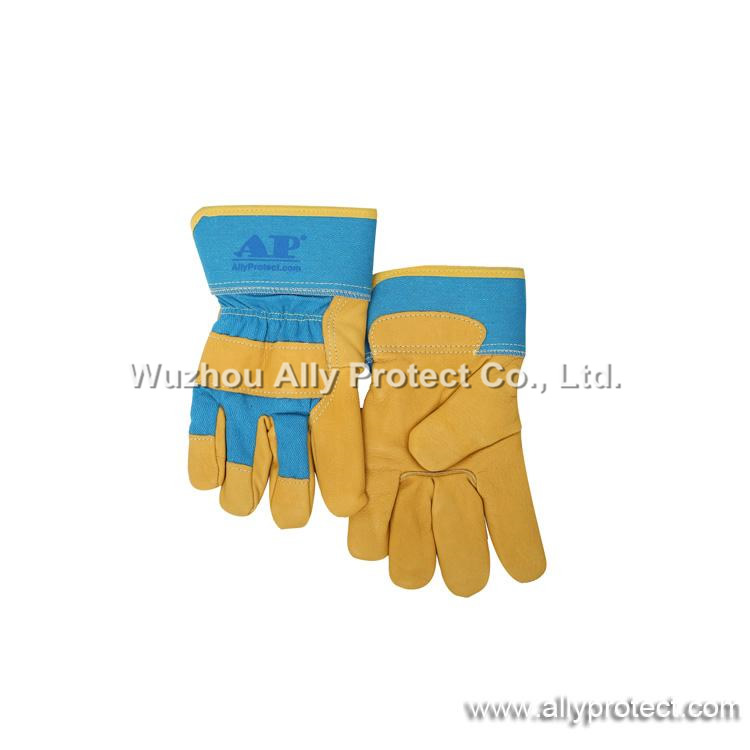 AP-2501 Grain Pigskin Fleece-lined Winter Gloves